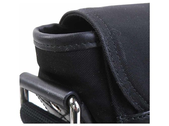 Borsa a Spalla in Nylon e Pelle Nera da Uomo Gucci Nero - vista 12