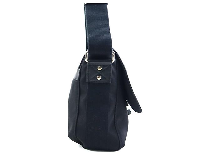 Borsa a Spalla in Nylon e Pelle Nera da Uomo Gucci Nero - vista 2