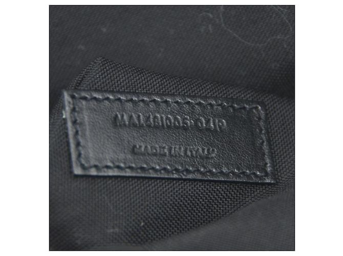 Zaino in Tela e Pelle Saint Laurent Nero Cachi - vista 15