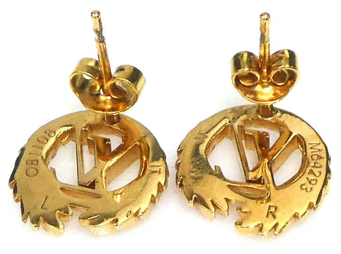 Orecchini Push Boucle de Reuille Louis Vuitton D'oro - vista 5