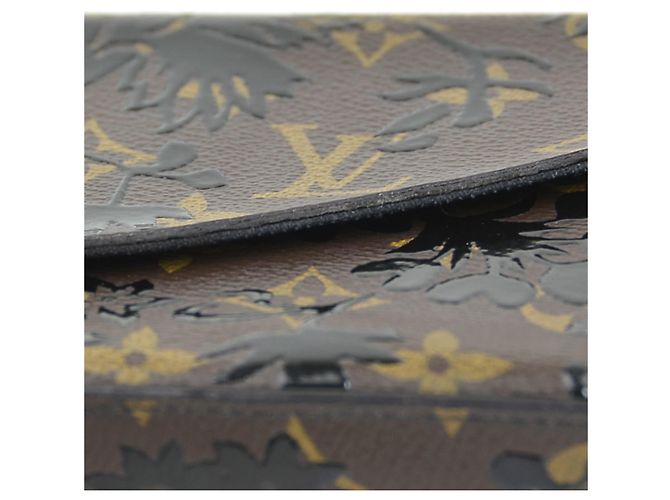 Pochette Felicie Monogram Blossom di Louis Vuitton Marrone Nero Monogramma - vista 14