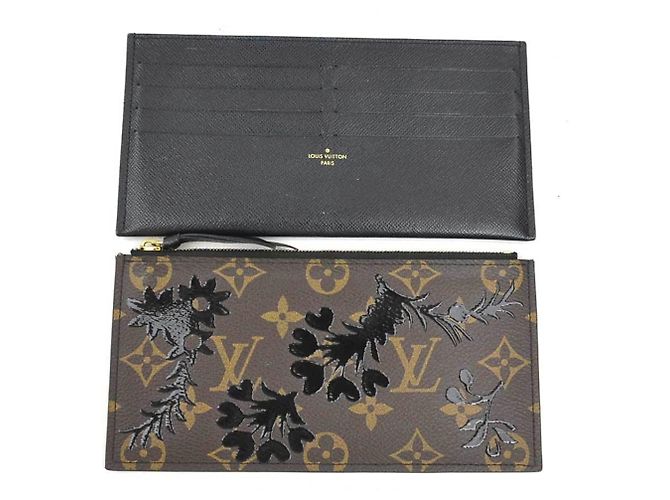 Pochette Felicie Monogram Blossom di Louis Vuitton Marrone Nero Monogramma - vista 6