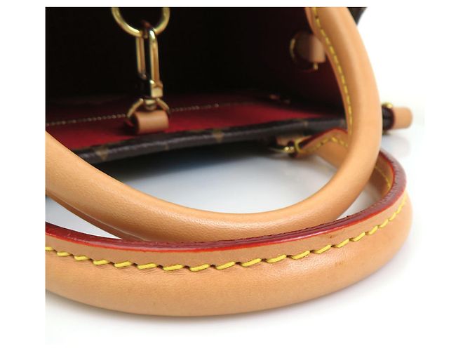 Bolsa de mão Monogram Canvas On the Go PM da Louis Vuitton Marrom Multicor Monograma - vista 11