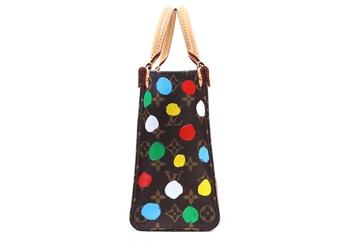 Bolsa de mão Monogram Canvas On the Go PM da Louis Vuitton Marrom Multicor Monograma - vista 2