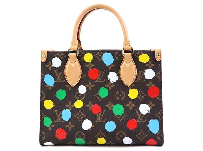Bolsa de mão Monogram Canvas On the Go PM da Louis Vuitton Marrom Multicor Monograma - vista 3