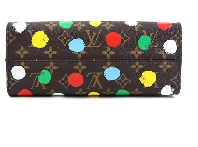Bolsa de mão Monogram Canvas On the Go PM da Louis Vuitton Marrom Multicor Monograma - vista 4