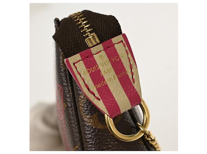 Pochette Accessoires Edizione Limitata Mini in Canvas Monogram Louis Vuitton Marrone - vista 5