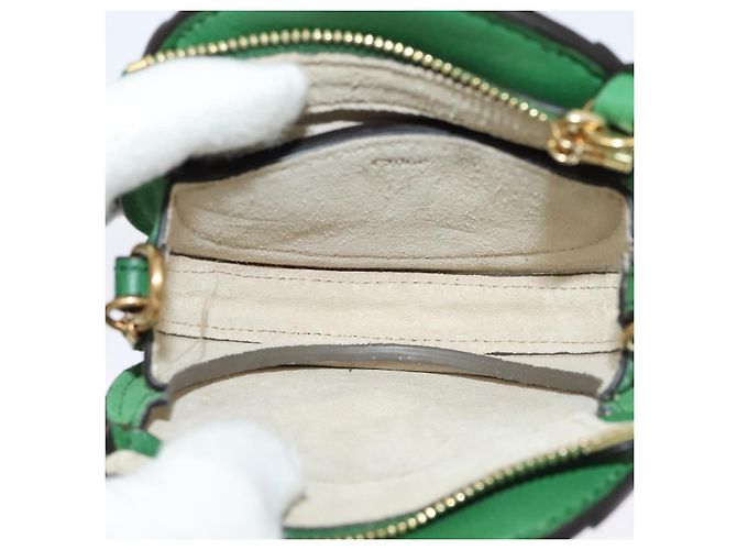 Chloé Bolsa transversal Pixie de couro e camurça pequena Chloe - vista 5