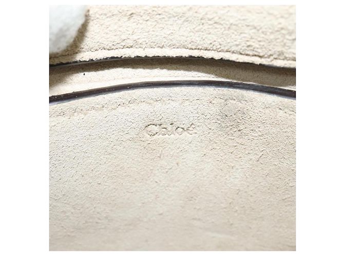 Chloé Bolsa transversal Pixie de couro e camurça pequena Chloe - vista 6