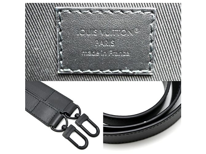 Schwarze Lammleder-Tote von Louis Vuitton - Ansicht 8
