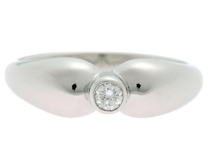 Tiffany & Co Tiffany Elsa Peretti Doppeltröpfchen-Diamantring - Ansicht 4