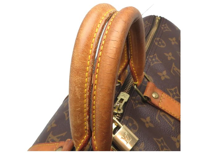 Borsa Boston Keepall 45 Louis Vuitton Marrone - vista 5