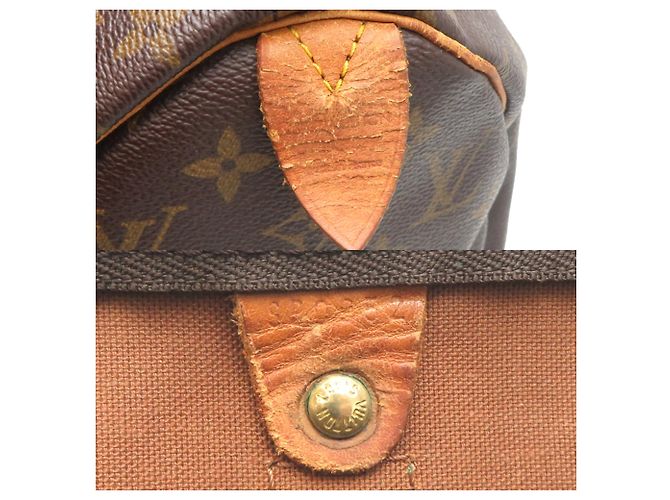 Borsa Boston Keepall 45 Louis Vuitton Marrone - vista 7