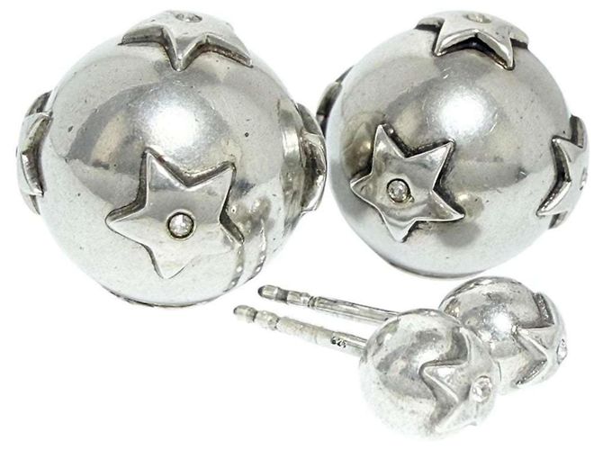 Orecchini tribali da uomo Christian Dior Argento - vista 5