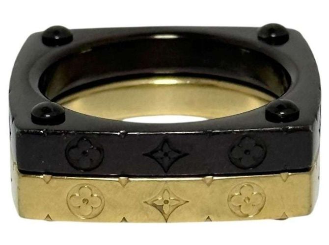 Louis Vuitton Men's Monogram Bold Set Ring - view 2