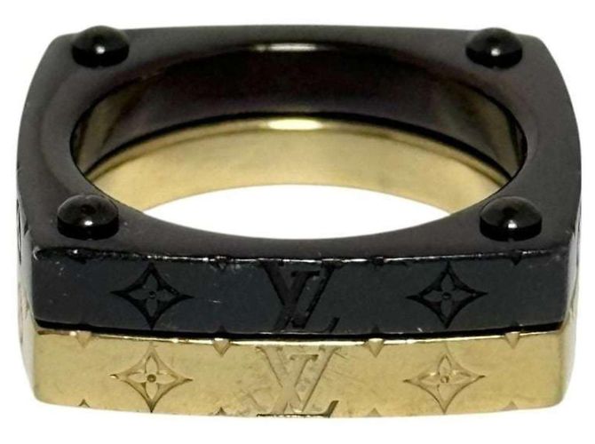 Louis Vuitton Men's Monogram Bold Set Ring - view 3