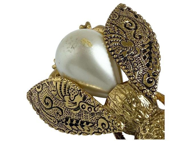 Spilla in perle finte da donna Christian Dior - vista 7
