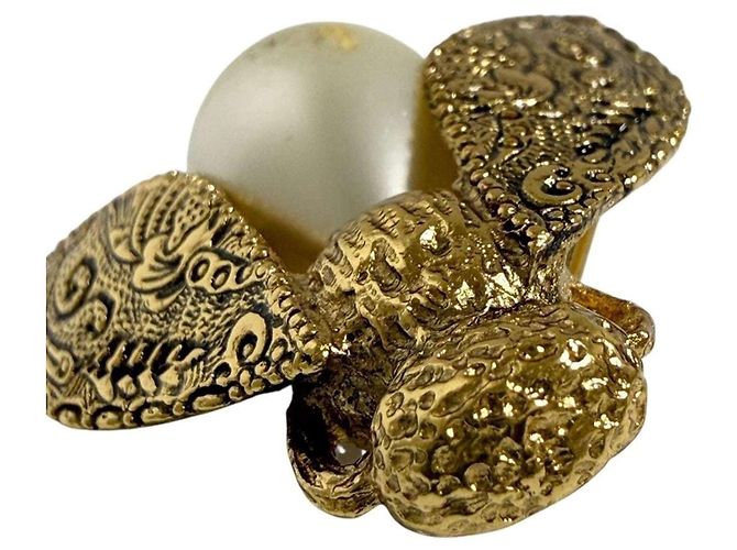 Spilla in perle finte da donna Christian Dior - vista 8