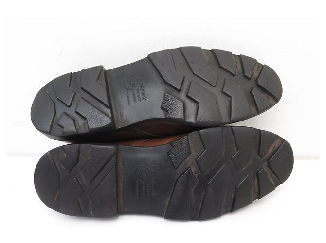 SCARPE PARABOOT AZAY GRIFF II DERBY 12 46 SUOLE IN GOMMA DI CUOIO Marrone - vista 6