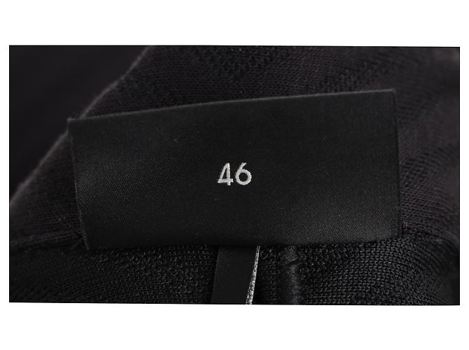 Giorgio Armani Textured Single-Breasted Blazer in Black Polyester - view 5