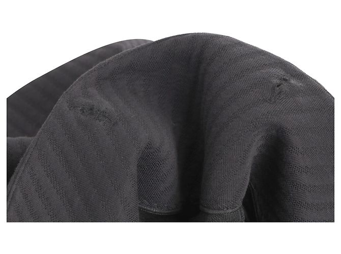 Giorgio Armani Textured Single-Breasted Blazer in Black Polyester - view 8