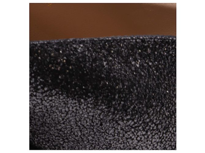 Gianvito Rossi Gianvito 105 Pumps mit Spitzem Zehen in Grauem Glitzer - Ansicht 9