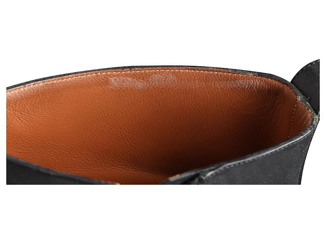 Botines de cuero negro con acento de cadena Givenchy - vista 11