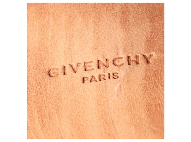 Botines de cuero negro con acento de cadena Givenchy - vista 7