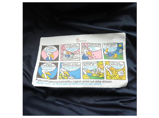 Abrigo de nylon acolchado Moncler FLAMMETTE Azul Azul marino - vista 11