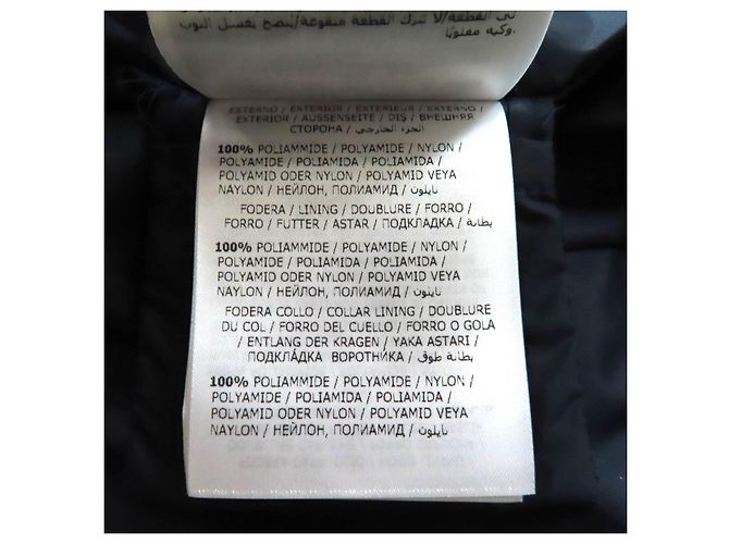 Abrigo de nylon acolchado Moncler FLAMMETTE Azul Azul marino - vista 14