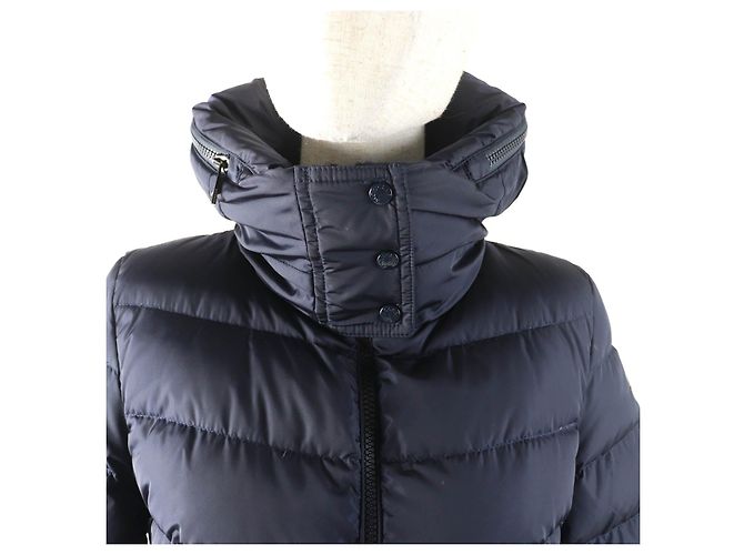 Abrigo de nylon acolchado Moncler FLAMMETTE Azul Azul marino - vista 4