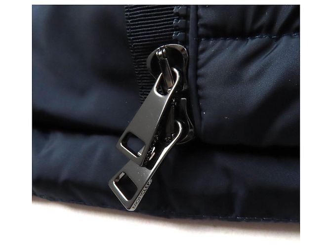 Abrigo de nylon acolchado Moncler FLAMMETTE Azul Azul marino - vista 8