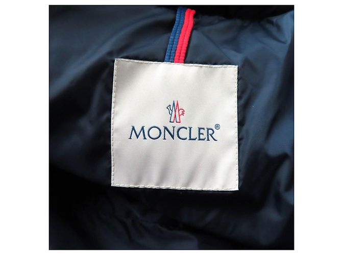 Abrigo de nylon acolchado Moncler FLAMMETTE Azul Azul marino - vista 9