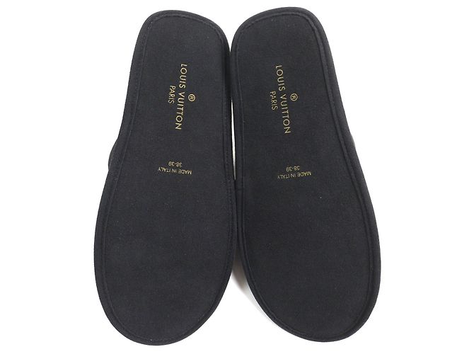 Whisper Satin Slipper LV Sweet Line von Louis Vuitton Schwarz - Ansicht 10