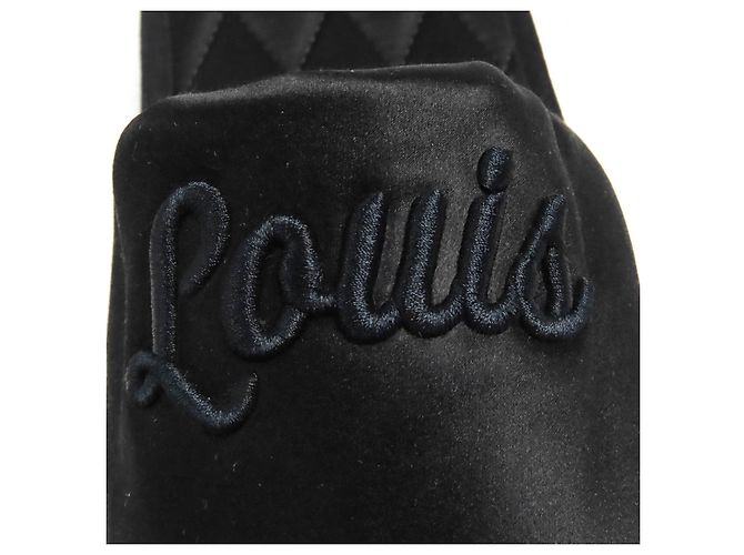 Whisper Satin Slipper LV Sweet Line von Louis Vuitton Schwarz - Ansicht 8