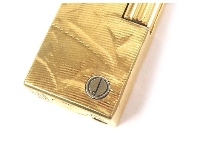 Alfred Dunhill Dunhill Logo Square Roller Lighter Golden - view 5