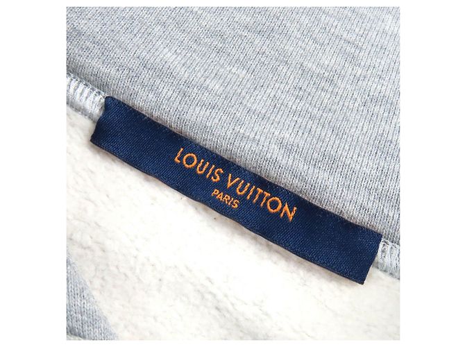Sudadera de algodón Louis Vuitton Neon Working Man Gris - vista 6