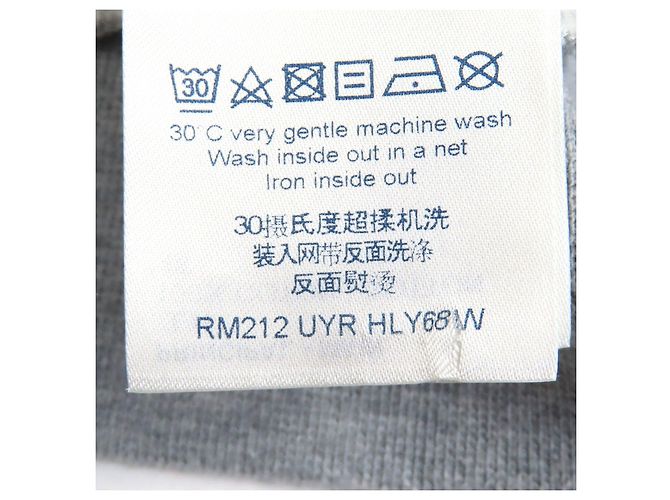 Sudadera de algodón Louis Vuitton Neon Working Man Gris - vista 8