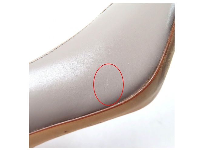 Timeless COCO MarkChain Leder-Pumps von Chanel Grau - Ansicht 13