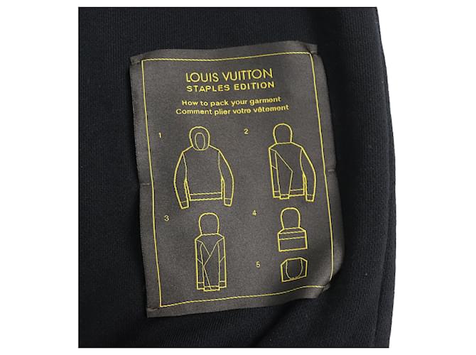 Baumwollpullover mit Logo der Staples Edition von Louis Vuitton Schwarz - Ansicht 5