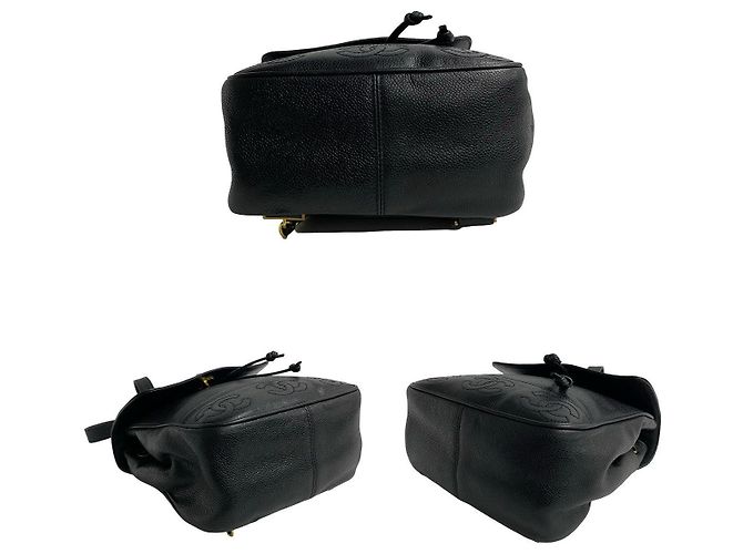 Timeless Mochila de cuero caviar Triple Coco de Chanel Negro - vista 7