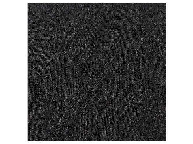 Abito in cashmere e seta con collo rotondo Hermès Nero - vista 5