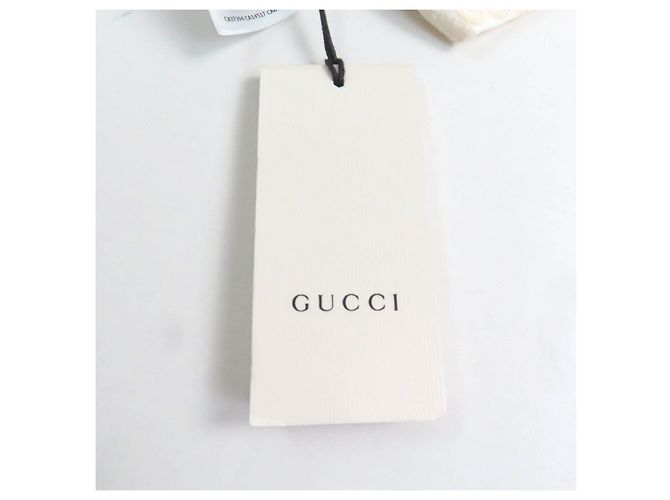 Bermuda de algodão com padrão GG da Gucci Bege Cru - vista 10