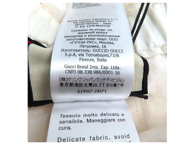 Bermuda de algodão com padrão GG da Gucci Bege Cru - vista 9