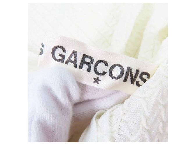 Autre Marque COMME des GARCONS Design in Acetato e Nylon Aereato Bianco - vista 7