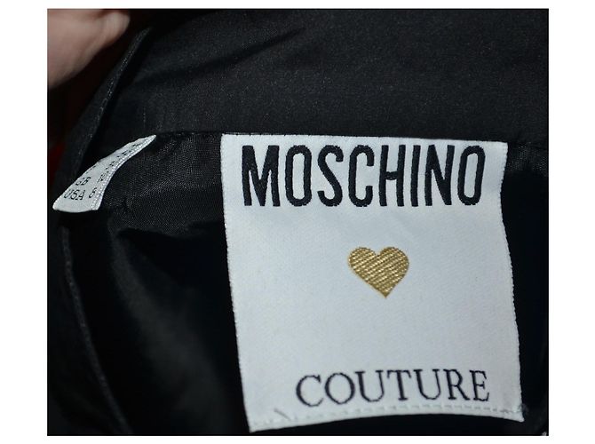 Falda Moschino Couture de lana negra talla 42 IT Negro - vista 5