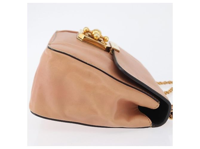 Chloé Chloe Elsie Chain Leather Small Pink - Ansicht 3