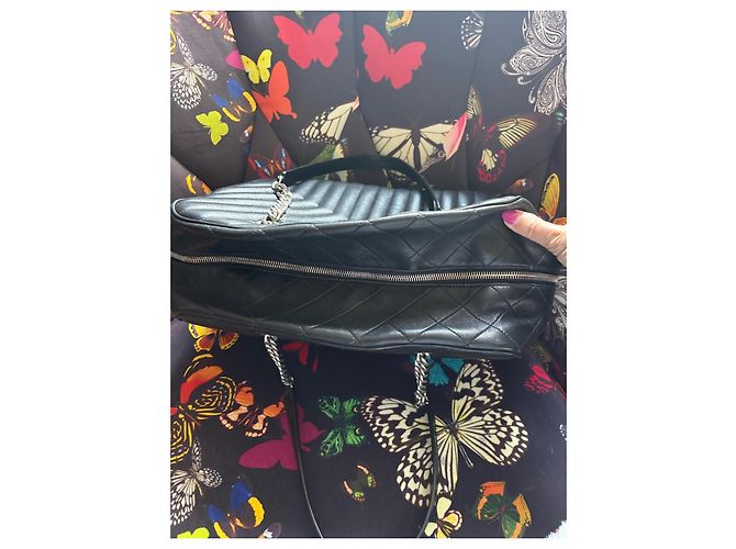 Borsa Tote Saint Laurent Nero - vista 9