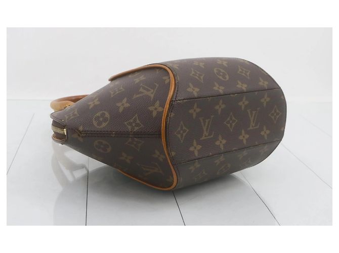 Borsa Ellipse Louis Vuitton in tela Monogram MM Marrone - vista 5