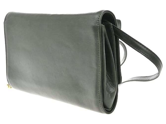 Céline Celine Pelle Vintage Verde - vista 4